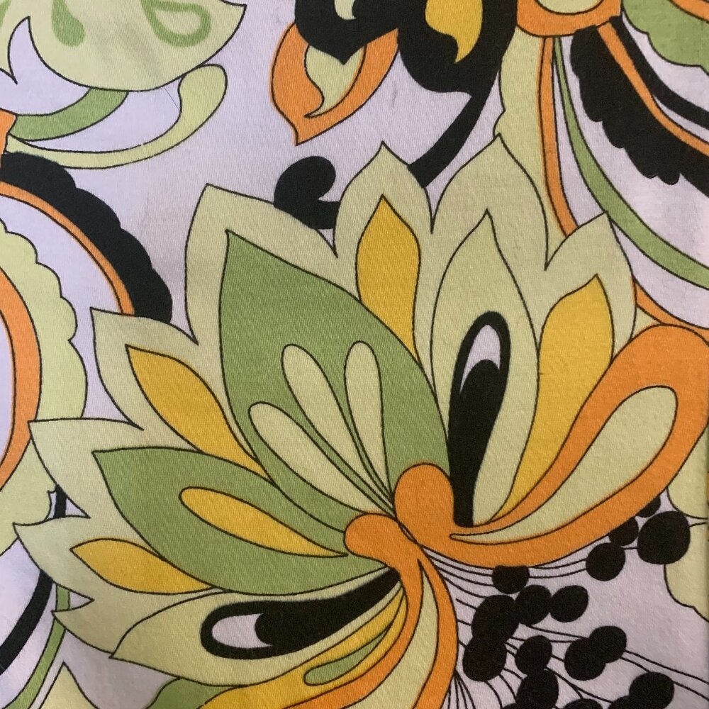 Metro Style Groovy 1990's Y2K Mod Psychedelic Vintage Retro Strapless Dress 10 - Picture 8 of 9